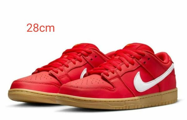 Nike SB Dunk Low Pro ISO Orange Label "University Red Gum"