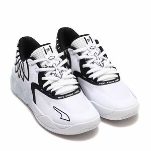 PUMA MB.01 LO White Black 28.5cm プーマ MB 01 US10.5 ラメロ ボール mb1 ホワイト ブラック LOW ロー