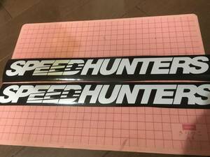 SPEEDHUNTERS スピードハンターズ　カッティングステッカー 2枚セット