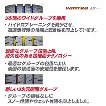 2023年製 HANKOOK Vantra LT RA18 195/80R15 195/80-15 107/105R 8PR 4本セット ハンコック ハイエース等に バンタイヤ 4本SET_画像3