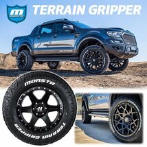 2024年製 MONSTA TERRAIN GRIPPER 265/60R18 265/60-18 114T XL RWL 4本セット ホワイトレター オール テレーングリッパー 4本SET_画像2