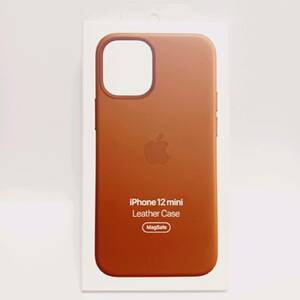  original unused regular goods iPhone 12 mini leather saddle Brown 