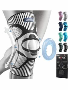 NEENCA knees supporter volleyball knee pad knees stability for sport badminton / running / basketball / soccer left right combined use impact 