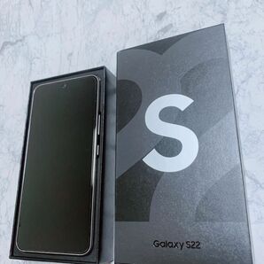 【美品】Galaxy S22 PhantomWhite SIMフリー・ケース付き