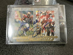 NFL 49ers 1997 SP Authentic Traditions #TD3 Jerry Rice/Joe Montana