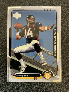 NFL Broncos ブロンコス 1998 Upper Deck #28 Brian Griese RC