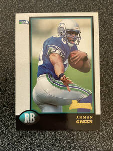 NFL Seahawks シーホークス 1998 Bowman #29 Ahman Green RC