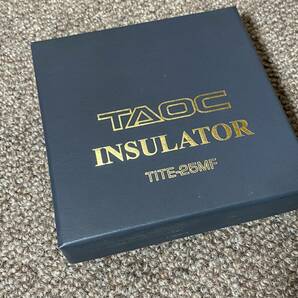 使用感無し！ハイブリット インシュレーター TAOC TITE-25MF 音楽性重視の逸品です。の画像4