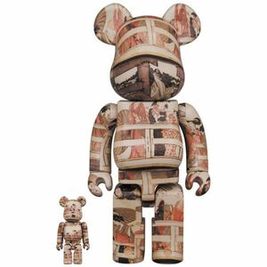  новый товар BE@RBRICK. много река ..[ обе страна .. верх и низ ] 100% & 400%