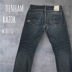 DENHAM RAZOR セルビッチくるぶし丈デニムパンツサイズW30 L32