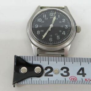 1214/ms/04.24 希少 ミリタリーウォッチ 軍用時計 GG-W-113 手巻き US 1971 ヴィンテージ 動作品の画像8