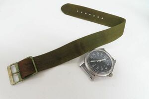 1214/ms/04.24 rare military watch army for clock GG-W-113 hand winding US 1971 Vintage operation goods 