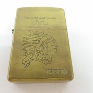 1236/mk/04.26 ◆Zippo ジッポー ライター インディアンINDIAN CHIEF USAの画像1