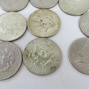 1297/ti/05.02 ケネディ ハーフダラー 銀貨コイン 1964年〜1972年 18枚まとめ。の画像5