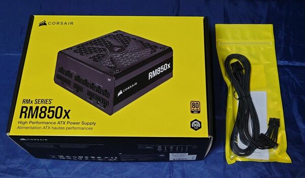 ★美品★ 電源ユニット Corsair RM850x 2021 CP-9020200-JP + 12VHPWRモジュラーケーブル