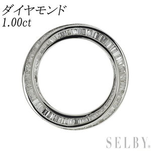 Pt950 ダイヤモンド ペンダントトップ 1.00ct 出品5週目 SELBY