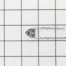 カルティエ K18WG ダイヤモンド ペンダントネックレス ハート 出品4週目 SELBY_画像3