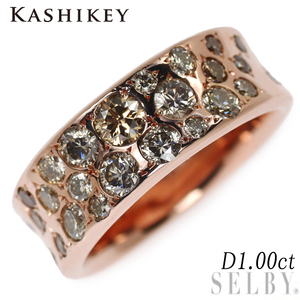 カシケイ K18BG ダイヤモンド リング 1.00ct メランジェ 出品3週目 SELBY