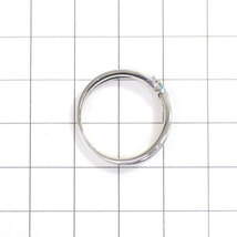 Pt900 パライバトルマリン ダイヤモンド リング 0.08ct D0.03ct 出品2週目 SELBY_画像3