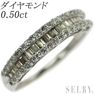 K18WG ダイヤモンド リング 0.50ct 最終 出品6週目 SELBY