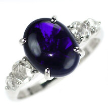 K18WG ブラックオパール ローズカットダイヤモンド リング 1.55ct D0.40ct 新入荷 出品1週目 SELBY_画像6