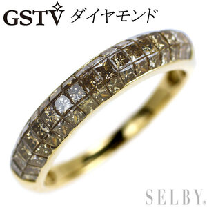 GSTV K18YG ダイヤモンド リング ミステリーセッティング 新入荷 出品1週目 SELBY