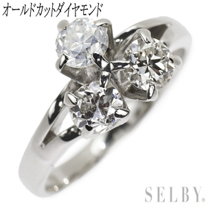 Pt850 オールドカット ダイヤモンド リング 出品4週目 SELBY