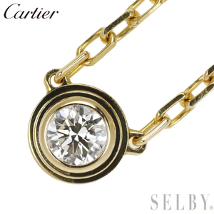  Cartier K18YG diamond pendant necklace tia man rejieSM last exhibition 6 week SELBY