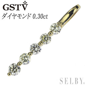 GSTV K18YG ダイヤモンド ペンダントトップ 0.30ct SELBY