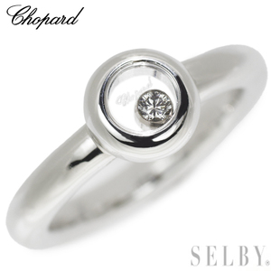  Chopard K18WG бриллиантовое кольцо happy diamond раунд лот 4 неделя SELBY