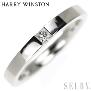  Harry Winston Pt950 огранка Принцесса бриллиантовое кольцо лот 2 неделя SELBY