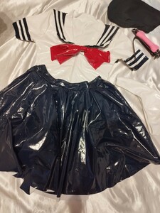  enamel super lustre sailor suit SM set costume play clothes 