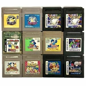 仙15【12点】ゲームボーイ ゲームボーイカラー GB GBC ソフト まとめ レトロ/ポケットモンスター ブルー イエロー/ロックマン 他