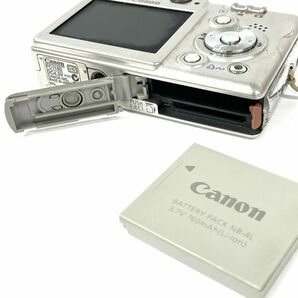 仙105 Canon IXY DIGITAL 55 PC1150 デジカメ コンデジ コンパクトデジタルカメラ シルバーカラー キャノン イクシ 充電器付き 部品取りの画像8