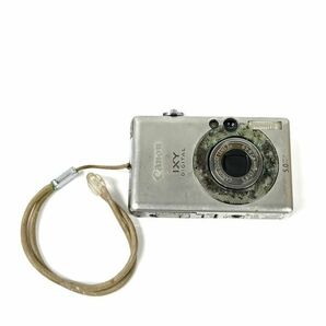 仙105 Canon IXY DIGITAL 55 PC1150 デジカメ コンデジ コンパクトデジタルカメラ シルバーカラー キャノン イクシ 充電器付き 部品取りの画像2