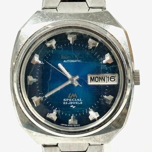 仙16【稼働】SEIKO LORD MATIC LM 5216-6000 腕時計 自動巻き デイデイト 23石 アナログ 3針 セイコー ロードマチック カットガラス