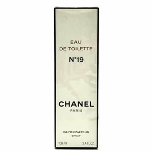 仙101【未開封】CHANEL N19 ヴァポリザター EAU DE TOILETTE 香水 100ml シャネル 19番 オードトワレ 箱付き