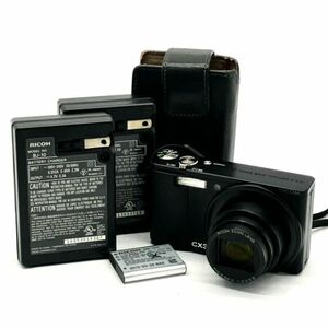 仙67 RICOH CX3 デジカメ コンデジ コンパクトデジタルカメラ ブラック系 リコー 付属品あり