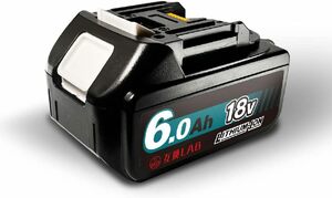 1個 6.0Ah 互換ラボ マキタ MAKITA 互換 バッテリー 18V 6.0 Ah 6000 mah 9.0 Ah 9000