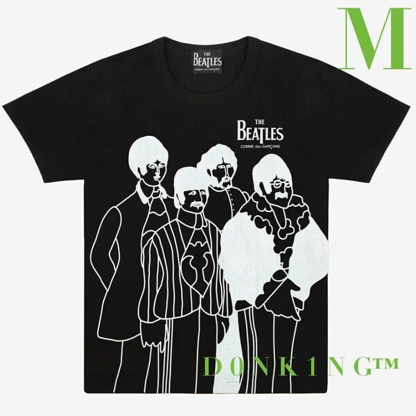 サザンオールスターズ 茅ヶ崎ライブ2023 桑田佳祐さん着 コムデギャルソン COMME des GARCONS ビートルズ THE BEATLES CDG Tシャツ 黒 M