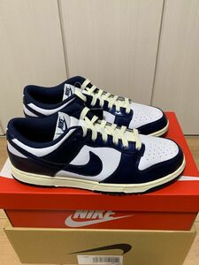 新品未使用 NIKE ナイキ DUNK Low PRM ダンク 27.5㎝ ホワイト ネイビー