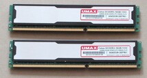 UMAX Cetus DCDDR3-16GB-1333 PC3-10600 DDR3-1333 8GB×2枚＝16GB ①_画像2