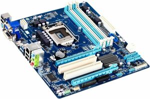 Socket LGA1155 Micro-ATX GIGABYTE GA-B75M-D3H rev.1.1 ②