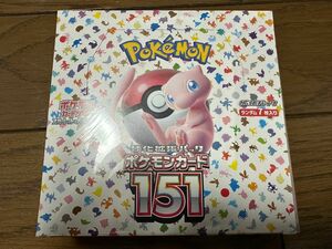 ポケモンカード　151 1box シュリンク付き