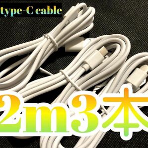 2m3本 USBタイプC-USBタイプA充電ケーブル 05261032