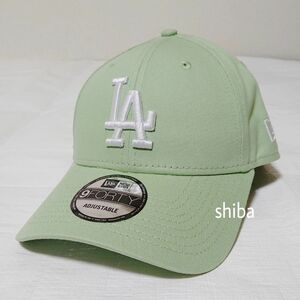 NEW ERA ニューエラ ドジャース LA キャップ 帽子 緑 ライト グリーン 白 ホワイト 野球 MLB ユニセックス