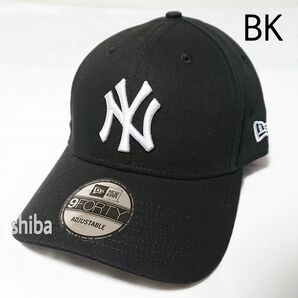 NEW ERA ニューエラ 正規品 キャップ 帽子 黒 ブラック 白 ヤンキース NY 野球 MLB ユニセックス 男女兼用