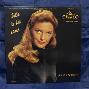 Analogue Productions LST7100 200ｇアナログプロダクションズ高音質重量盤 JULIE LONDON ジュリー ロンドン/JULIE IS HER NAME VOLUME TWO