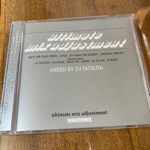 見本品 DJ TATSUTA / Ultimate Mix Adjustment 非売品 プロモ SAMPLE盤 JAPANESE HIPHOP 日本語ラップ CD 帯付 KICK THE CAN CREW, KREVA