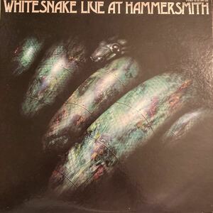 ホワイトスネイク WHITESNAKE / LIVE AT HAMMERSMITH 洋楽 ROCK HEAVY METAL 国内盤 LP レコード ヘヴィメタル